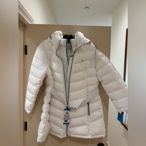 Tommy Hilfiger White 2X ladies ski coat brand new